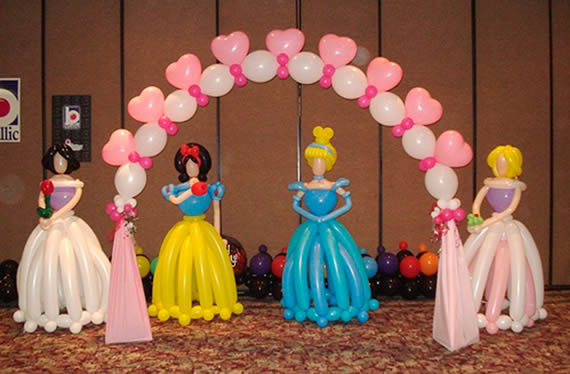 Decoração para festa de princesas