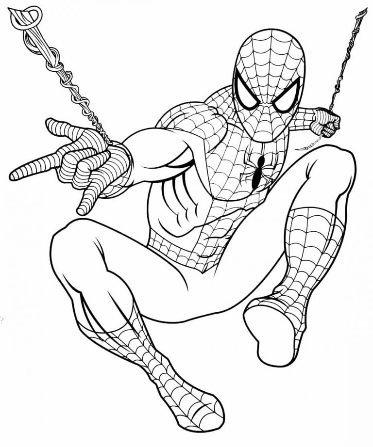 Desenhos De Homem Aranha Para Colorir Como Fazer Em Casa