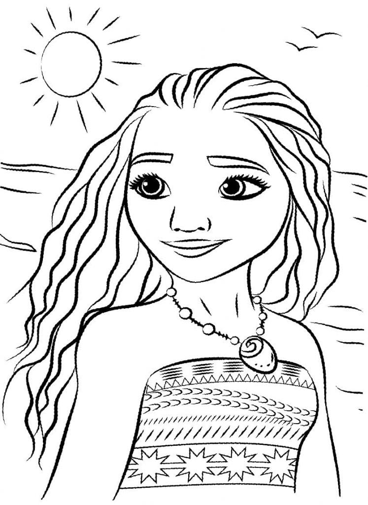 Desenhos De Moana Princesa Disney Para Colorir Pintar Imprimir Sexiz Pix