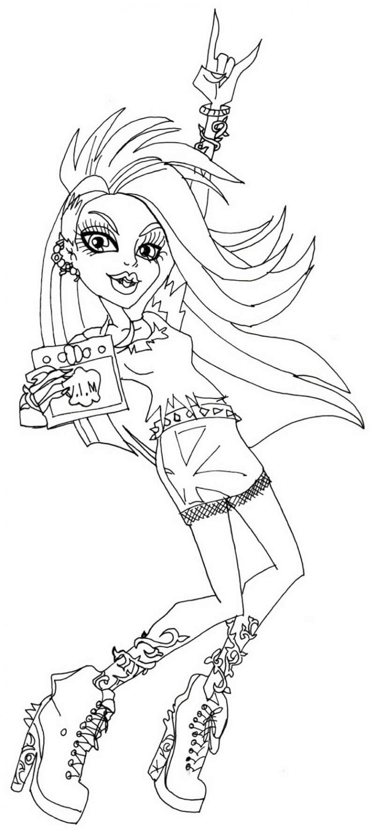 30 Desenhos De Monster High Para Colorir Blog Wx