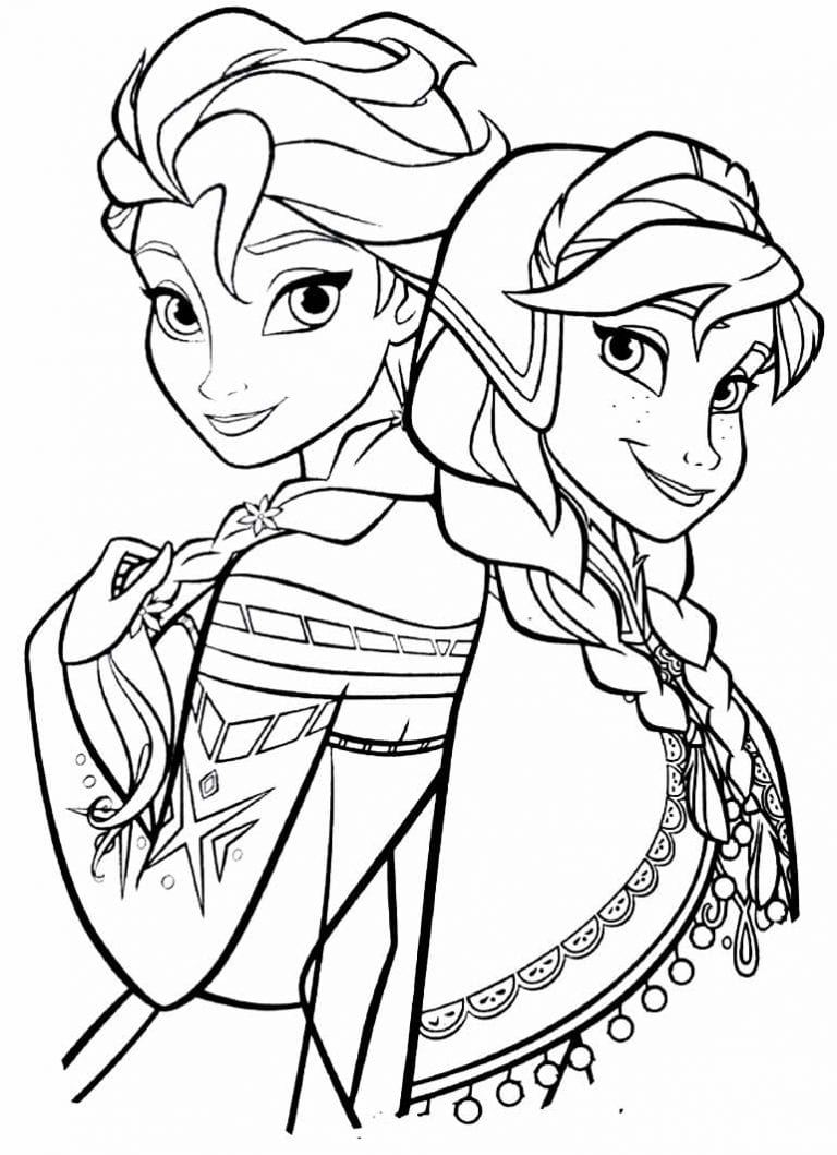 Desenhos Da Frozen Para Colorir Como Fazer Em Casa