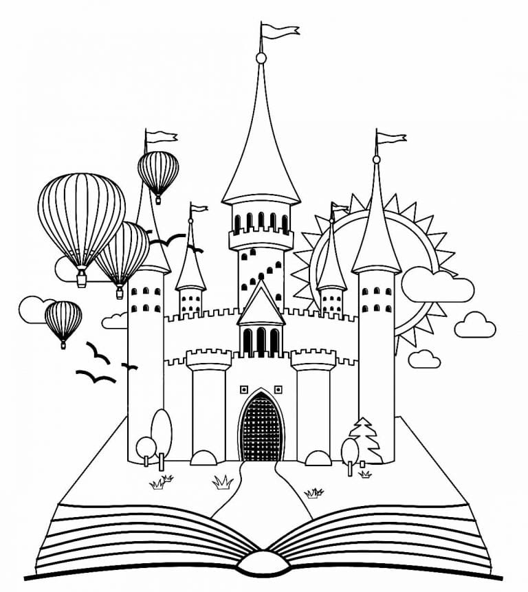 Desenhos Para Colorir De Castelo Como Fazer Em Casa