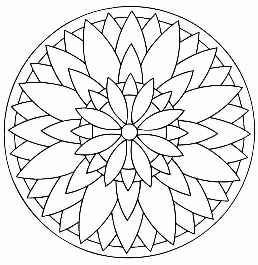 Desenhos De Mandala Para Imprimir E Colorir Como Fazer Em Casa