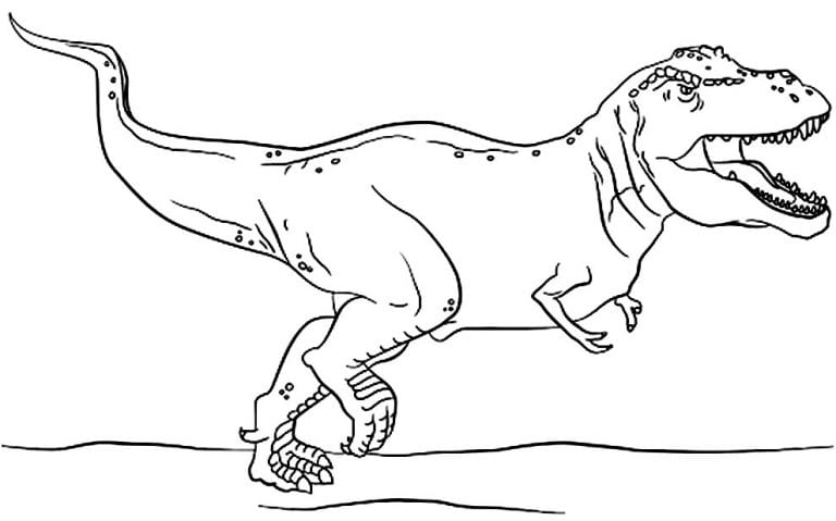 Desenhos De T Rex Para Colorir E Imprimir Como Fazer Em Casa