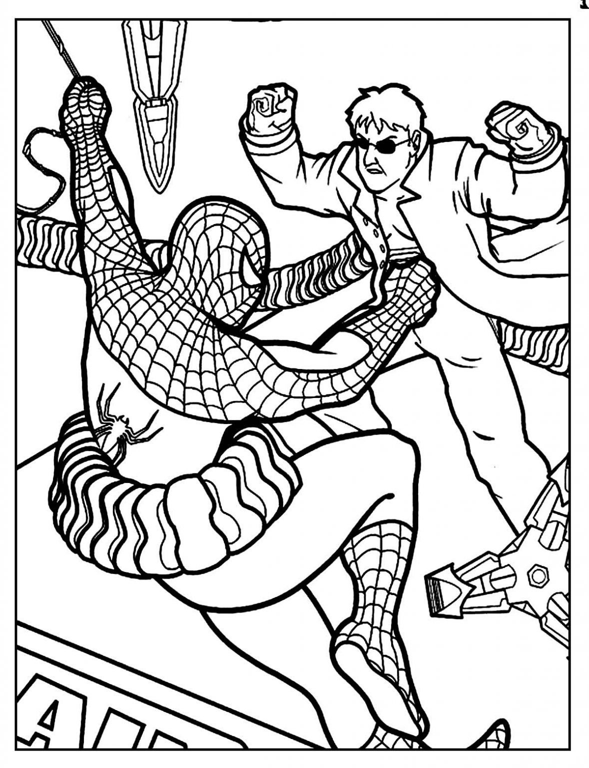 30 Desenhos De Homem Aranha Para Colorir Como Fazer Em Casa