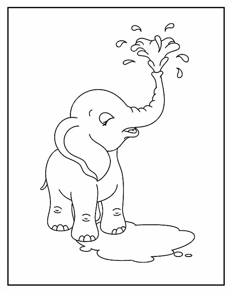 Desenhos Para Colorir De Elefante Como Fazer Em Casa