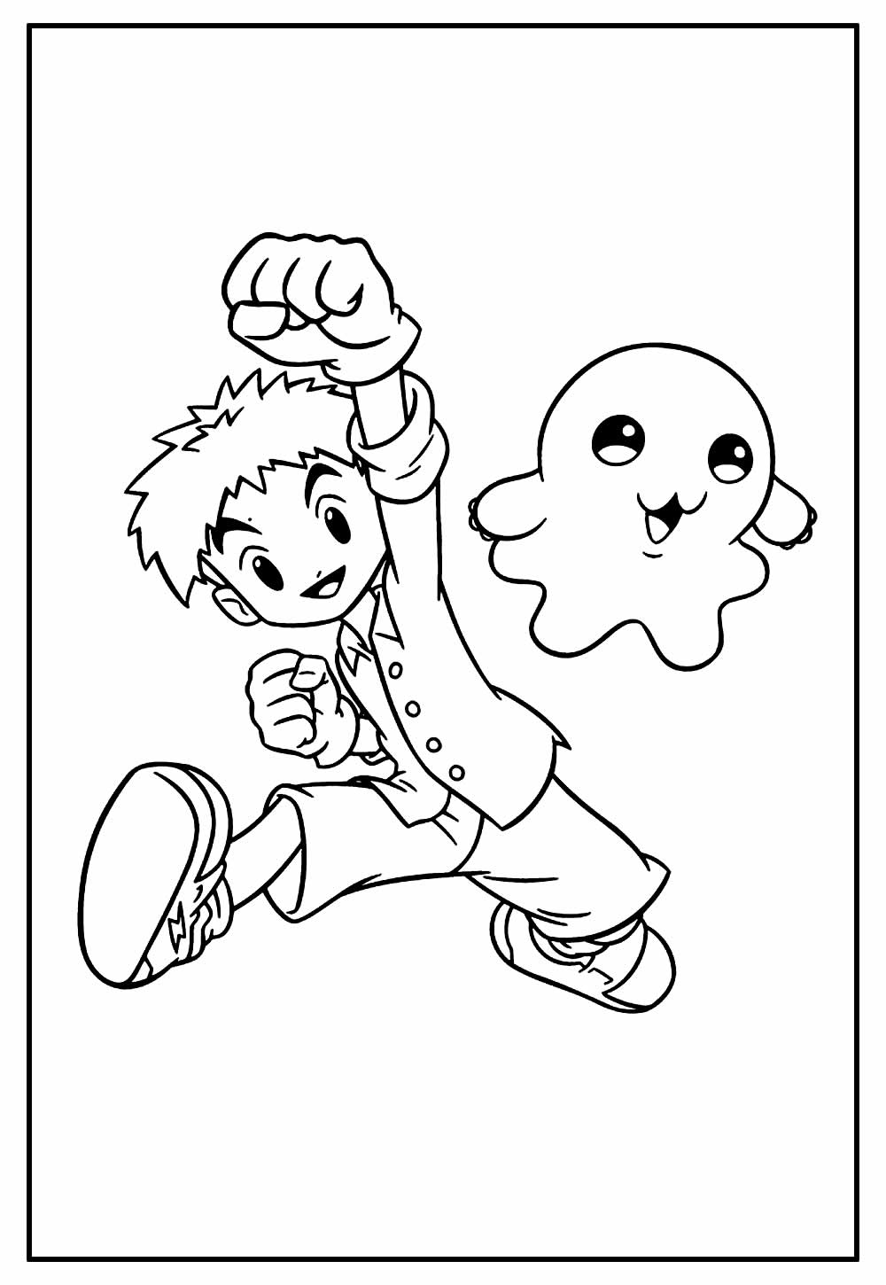 Desenhos De Digimon Para Colorir E Imprimir Como Fazer Em Casa