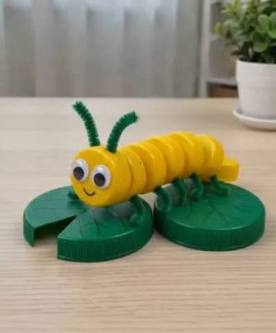 Artesanatos com Reciclagem de Tampinhas