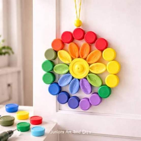 Artesanatos com Reciclagem de Tampinhas