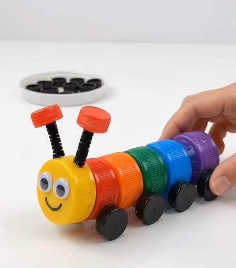 Artesanatos com Reciclagem de Tampinhas