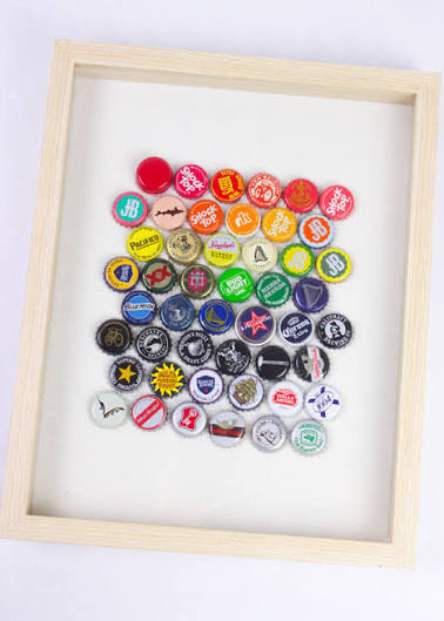 Artesanatos com Reciclagem de Tampas