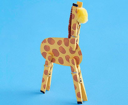 Como fazer uma girafinha para crianças