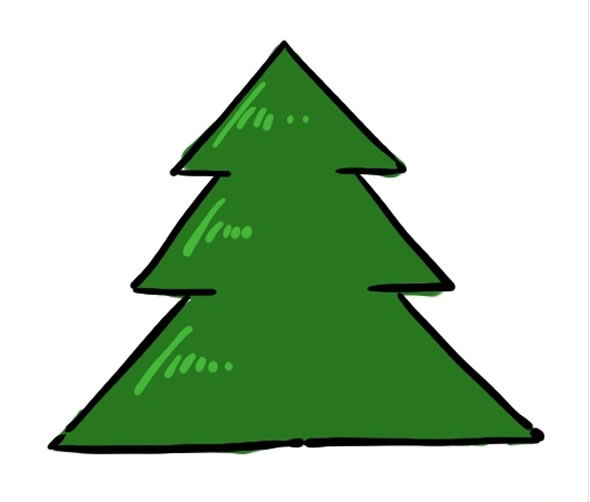 How to Draw Christmas Trees (with Pictures) - wikiHow  Arvore desenho,  Arvore de natal desenho, Fotos de árvores de natal