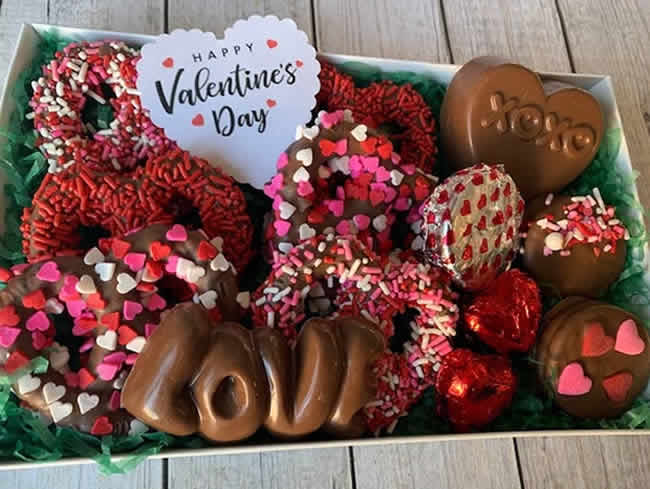 Presente com Chocolate para o Dia dos Namorados