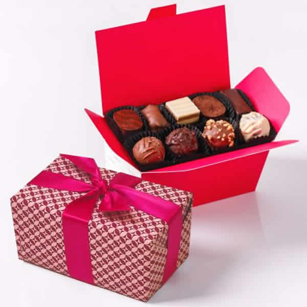 Presente com Chocolate para o Dia dos Namorados