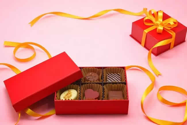 Presente com Chocolates