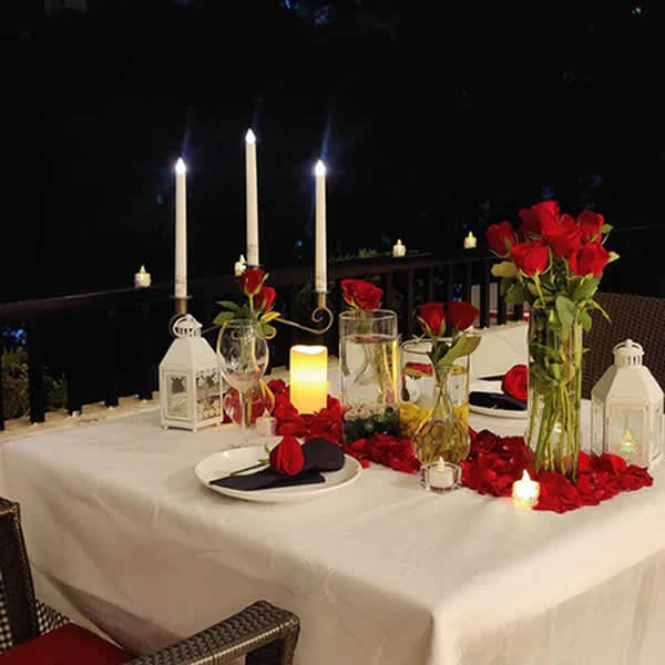 Decoração para Jantar Romântico