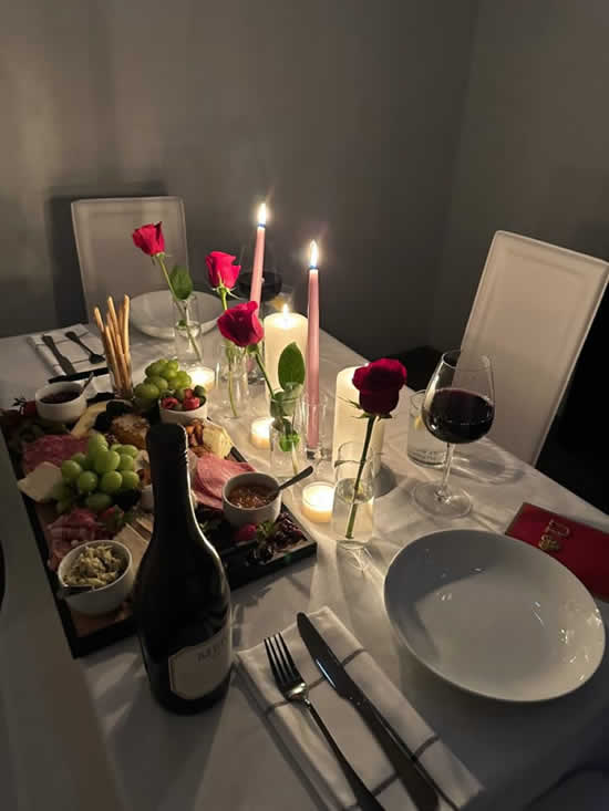 Decoração a Luz de Vela - Jantar Romântico