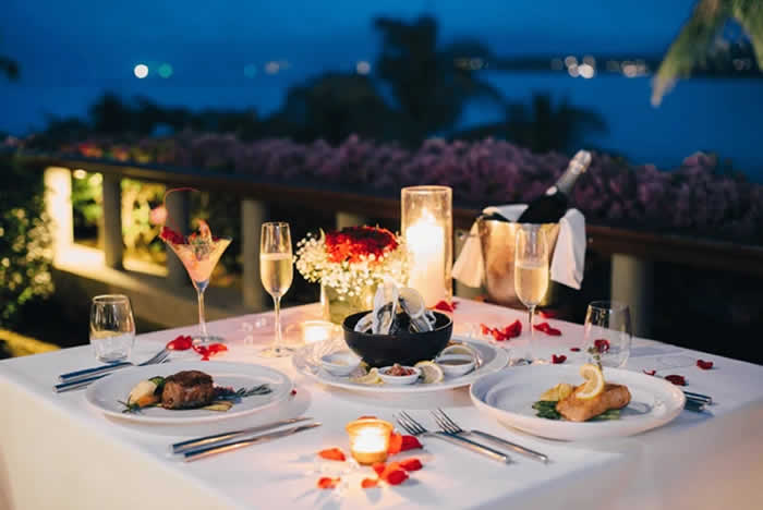 Decoração a Luz de Vela - Mesa - Dia dos Namorados