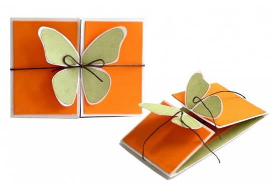 Cartão de borboleta para o Dia das Mães passo a passo