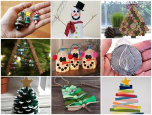 14 enfeites criativos de Natal para fazer com as crianças - Como fazer em  casa