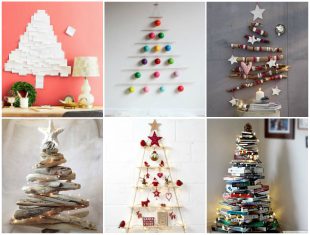 20 ideias para fazer Árvores de Natal baratas, diferentes e criativas - Como  fazer em casa