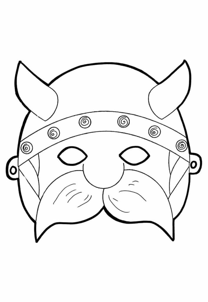 Máscara Viking
