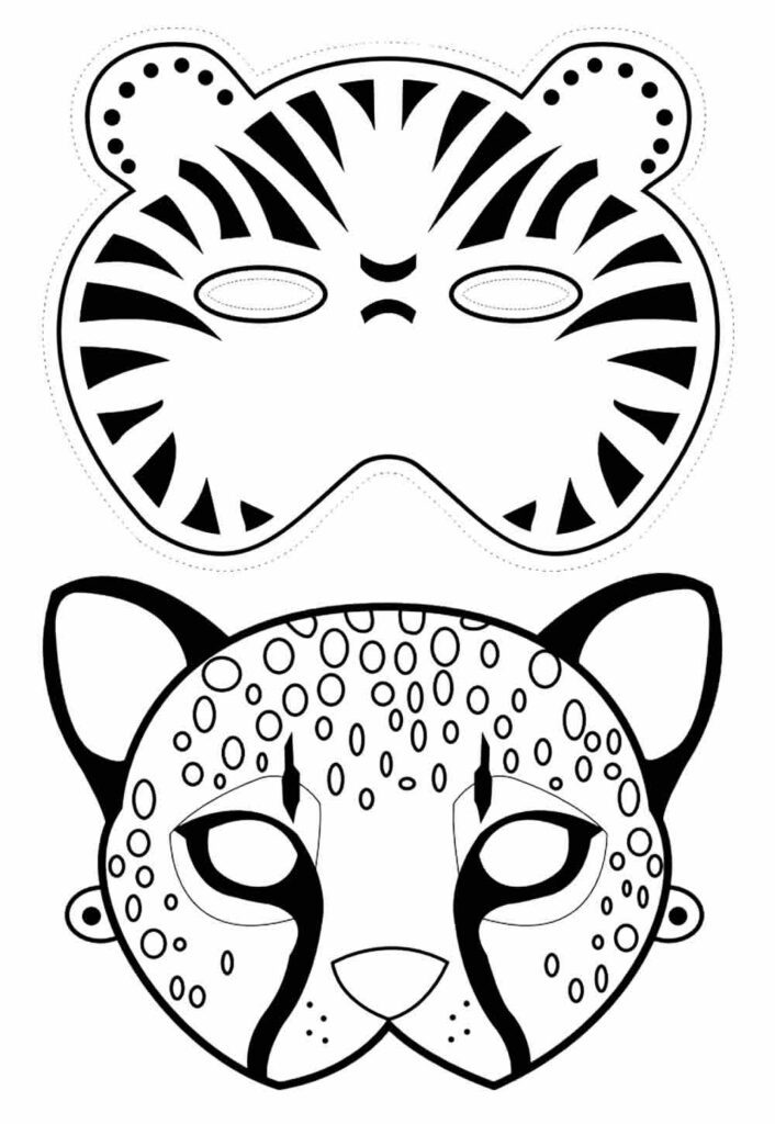 Máscaras de Tigre e Onça