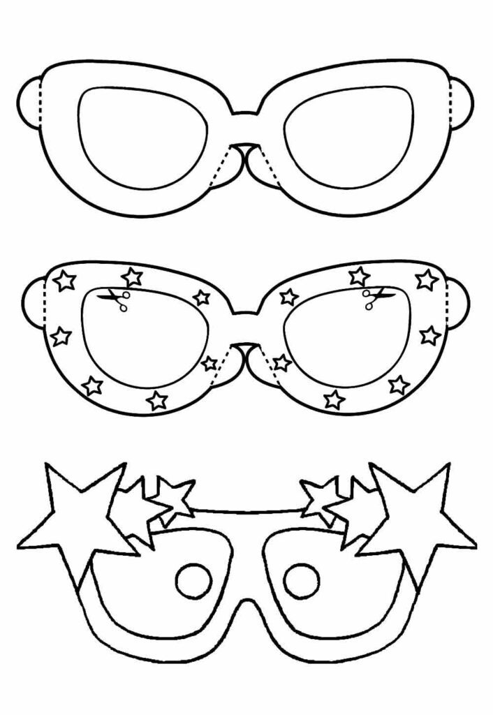 Óculos Máscara Carnaval