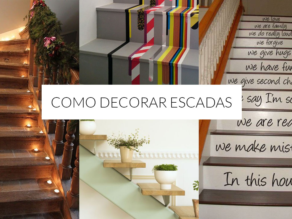 Como decorar escadas para ocasiões especiais - 30 ideias - Como fazer