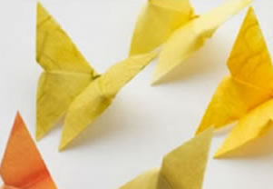Borboletas de Papel com Origami Passo a Passo