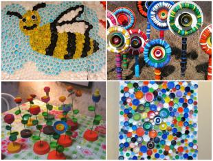 Artesanatos com Tampinhas para o Dia das Crianças