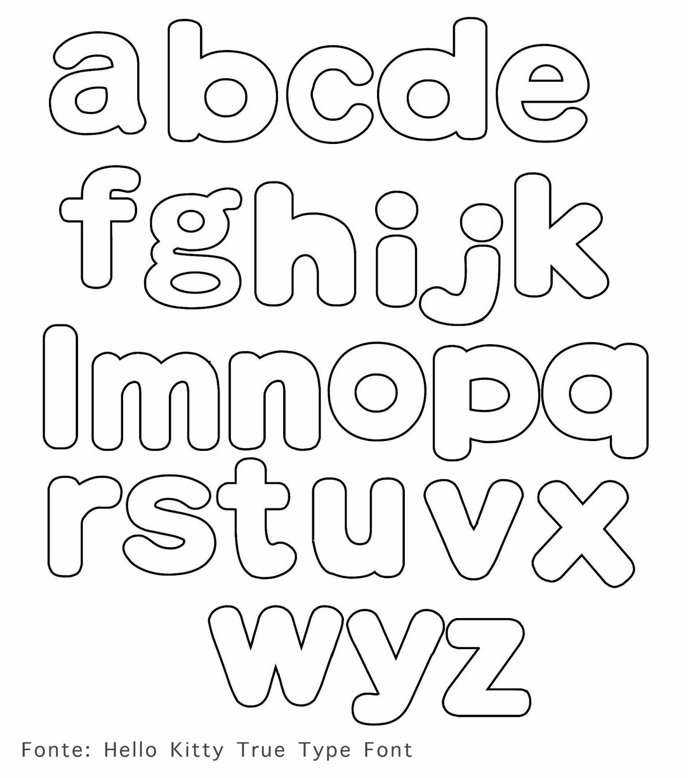 Como Fazer Letras Em Tecido Com Moldes Alfabeto Para Imprimir