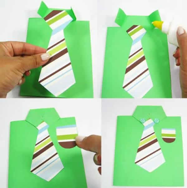 Cartão de Papel para Dia dos Pais