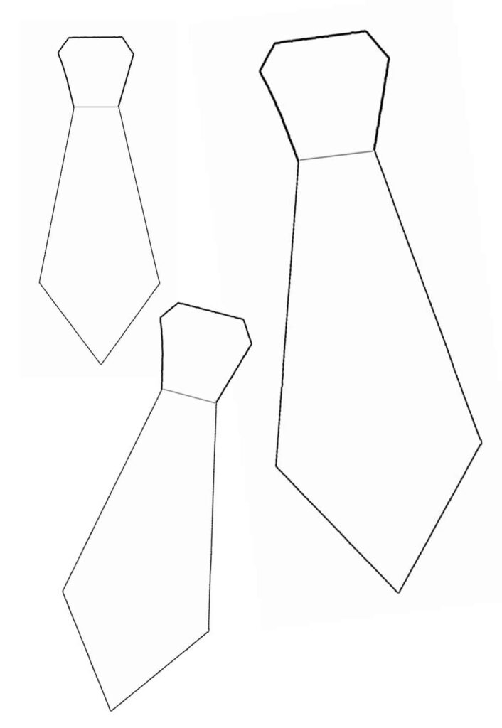 Moldes de Gravatas para imprimir