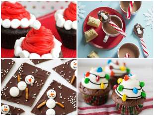 Doces e Cupcakes Decorados para o Natal