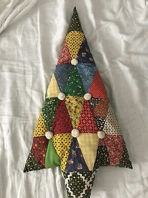 Decoração de Natal com patchwork