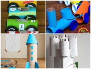 Brinquedos Criativos com Rolos de Papel