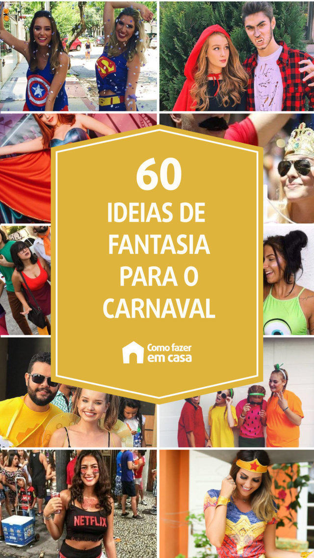 Already surge Virus 60 Fantasias de Carnaval 2021 em alta - Como fazer em casa