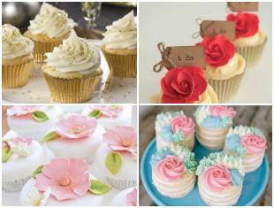 Lindos Cupcakes para Casamento