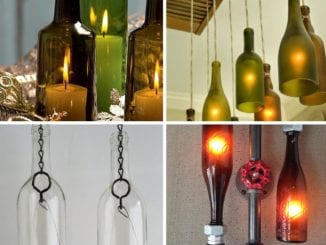 artesanato decorativo luminária de garrafa de vidro reciclada (6)