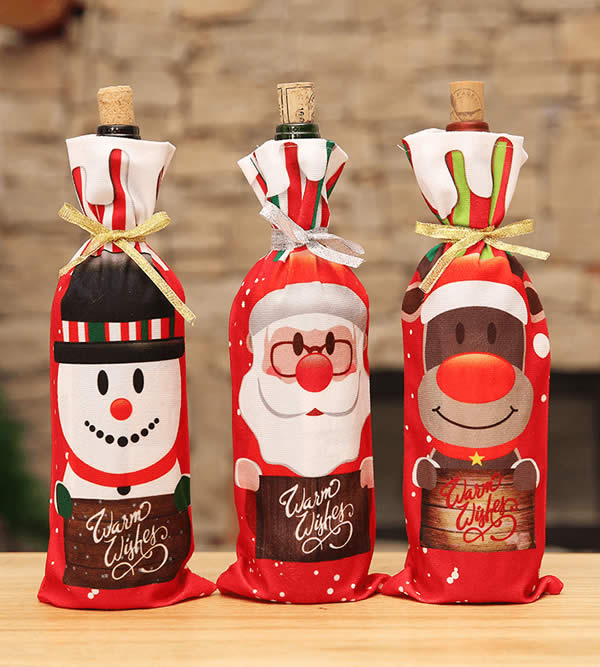 Enfeites de Natal com garrafas