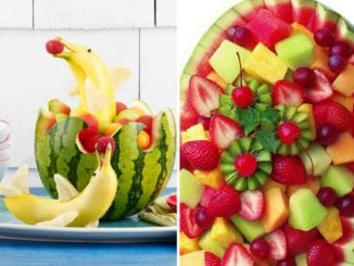 decoração com melancia e frutas para o verão (18)