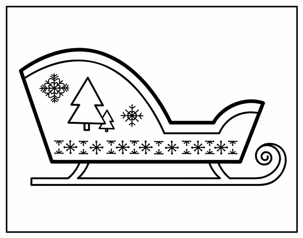 30+ Desenhos de Papai Noel com Trenó para pintar - Como fazer em casa