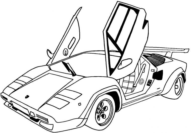 50+ Desenhos de Carros para colorir e imprimir - Como fazer em casa