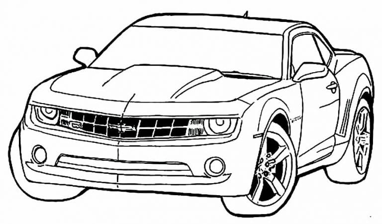 50+ Desenhos de Carros para colorir e imprimir - Como fazer em casa