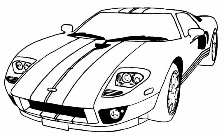 50+ Desenhos de Carros para colorir e imprimir - Como fazer em casa
