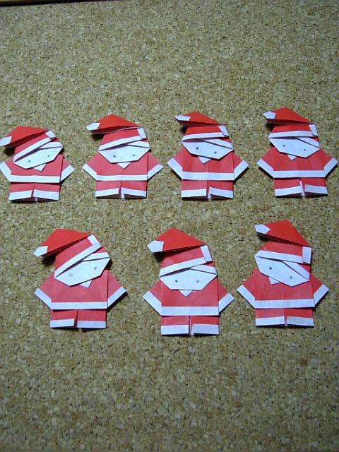 Papai Noel em origami