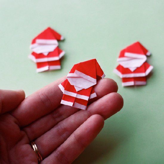 Papai Noel em origami