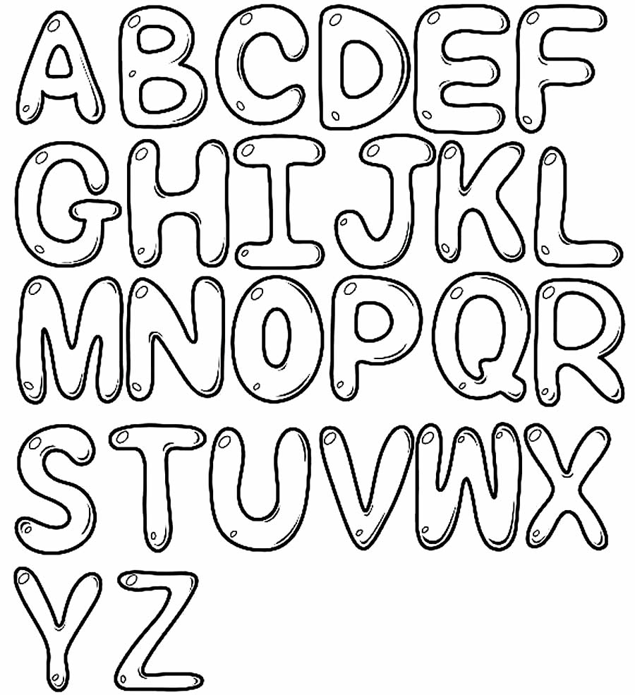 Desenhos Para Colorir Letras Do Alfabeto Garnishtips 